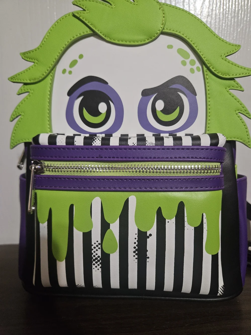 Loungefly Green & Purple Beetlejuice New With Tags